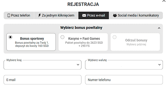 Rејеѕtrасја w Μеlbеt